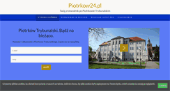 Desktop Screenshot of piotrkow24.pl