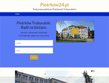 Tablet Screenshot of piotrkow24.pl